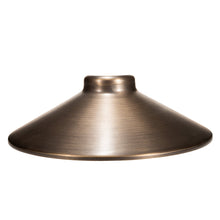 Load image into Gallery viewer, Total Light Boca Brass Path Light- 8&quot; Shade 18&quot; Stem - Total Light Landscape Lighting Solutions
