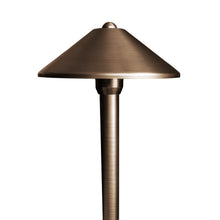 Load image into Gallery viewer, Total Light® Destin Brass Path Light- Cone Shade 18&quot; Stem
