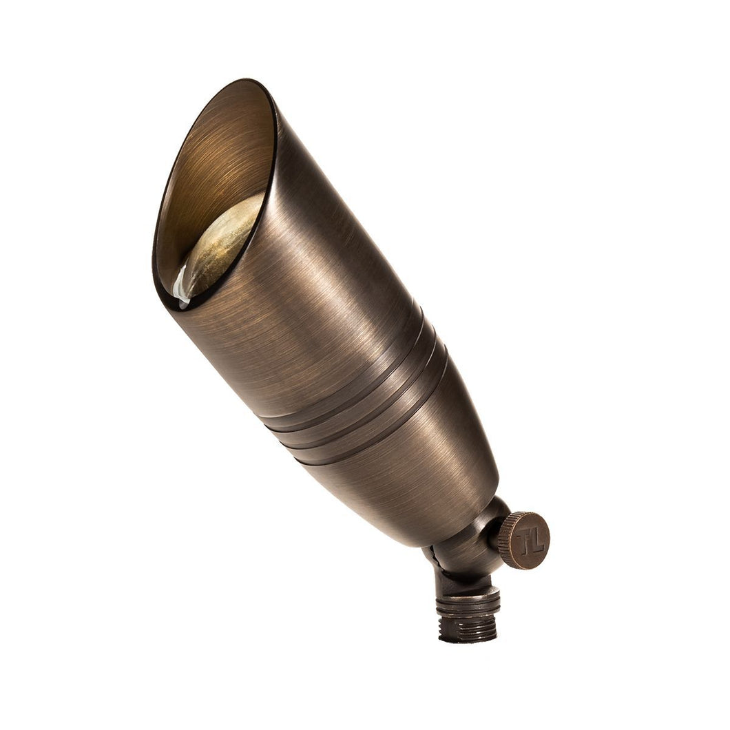 Total Light Old Faithful Brass Up Light - Total Light Landscape Lighting Solutions